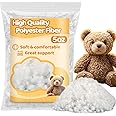 5.3 OZ RAINFLOW Polyester Fiberfill Stuffing - Premium Polyfill Stuffing for Stuffed Animals, Dolls Toys Cloud Decorations Soft Pillows Cushions Bean Bags High Resilience Machine-Washable DIY Crafts