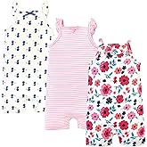 Touched by Nature baby-boys Organic Cotton Rompers