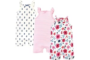 Touched by Nature baby-boys Organic Cotton Rompers