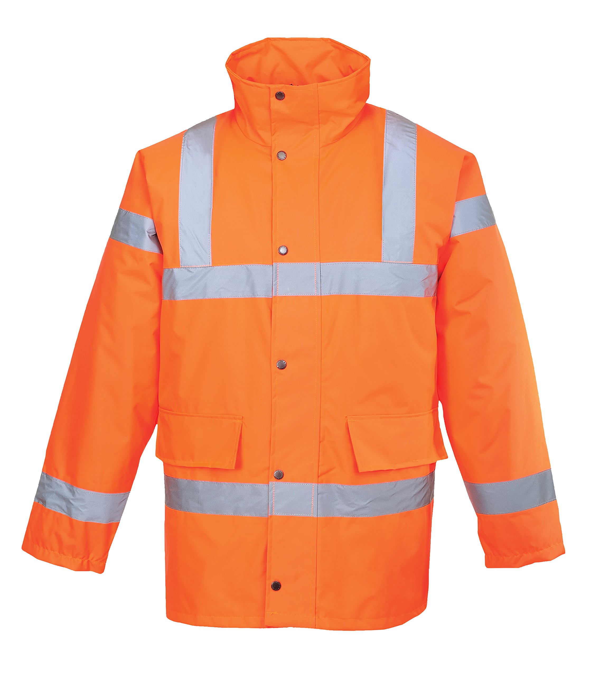 Portwest Hi-Vis Traffic Jacket, Size: XXXL, Colour: Orange, RT30ORRXXXL