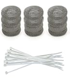 24 Pieces Lint Traps Washing Machine, Stainless Steel Lint - View #2