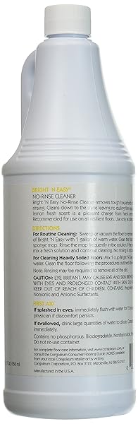 CONGOLEUM BRIGHT ‘N EASY NO-RINSE CLEANER