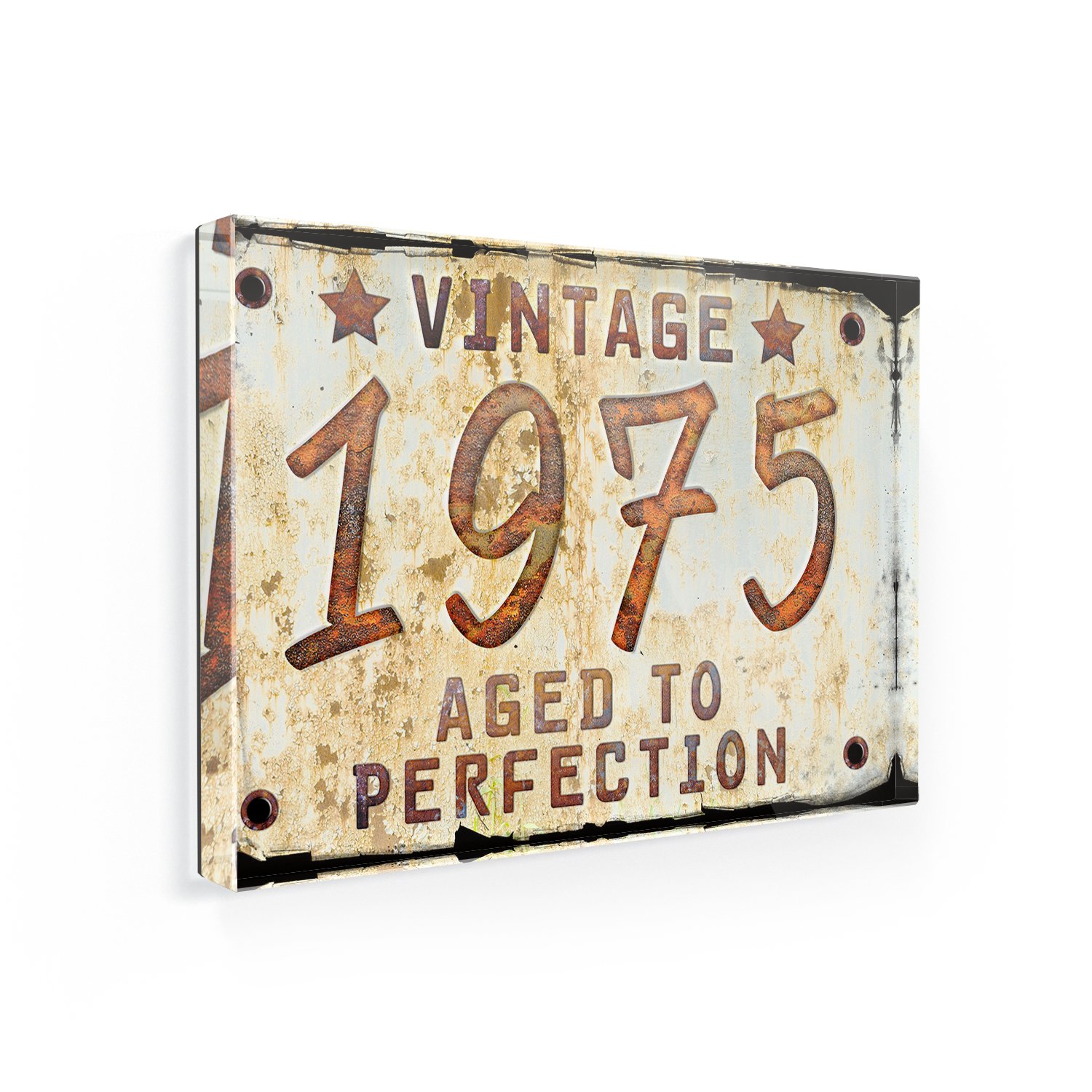 Imán para nevera Vintage año 1975, born/fabricado - Neonblond ...