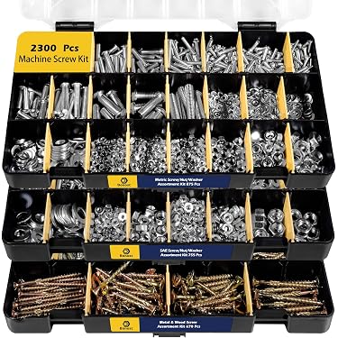 Kit Surtido De Tuercas Y Tornillos M4 De 380 Piezas, Tinte 3 | Cuotas