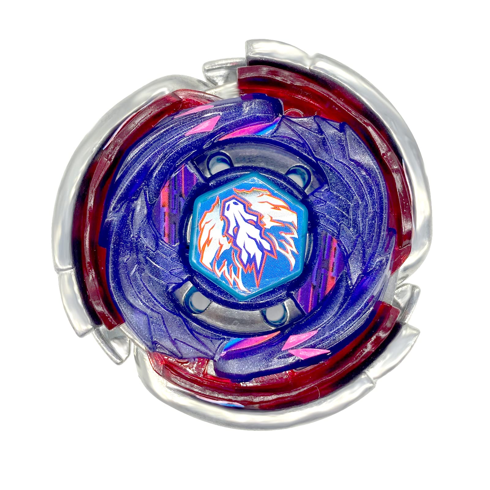 Authentic Imported from Japan Bey Battling Top Blade(BB-105 Big Bang Pegasis F:D) Metal Gyro Set with Launchers Has 4 Different Combinations of Attack Forms and 4D Bottom with Two-Stage Acceleration