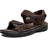 Jousen Men's Sandals Arch Support Casual Genuine Leather Summer Outdoor Beach Fisherman Sandals for Men