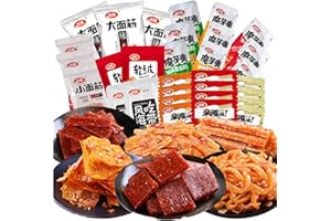 Phuumy 43pcs Spicy Strip,Spice Up Your Snack Game with Authentic Chinese Flavors: La Tiaolatiao Spicy Strips and More