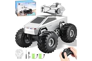 Fippy Remote Control RC Truck, 1:16 Amphibious Remote Control Car with Water Squirt, Waterproof RC Monster Truck, 4WD All-Terrain Off-Road Pickup RC Trucks Gift for Kids Boys