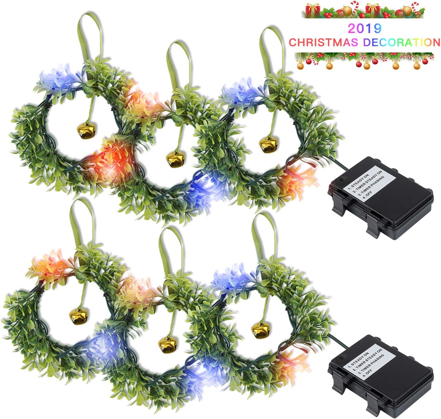 Amazon Com 2 Pack Battery Operated String Lights Christmas