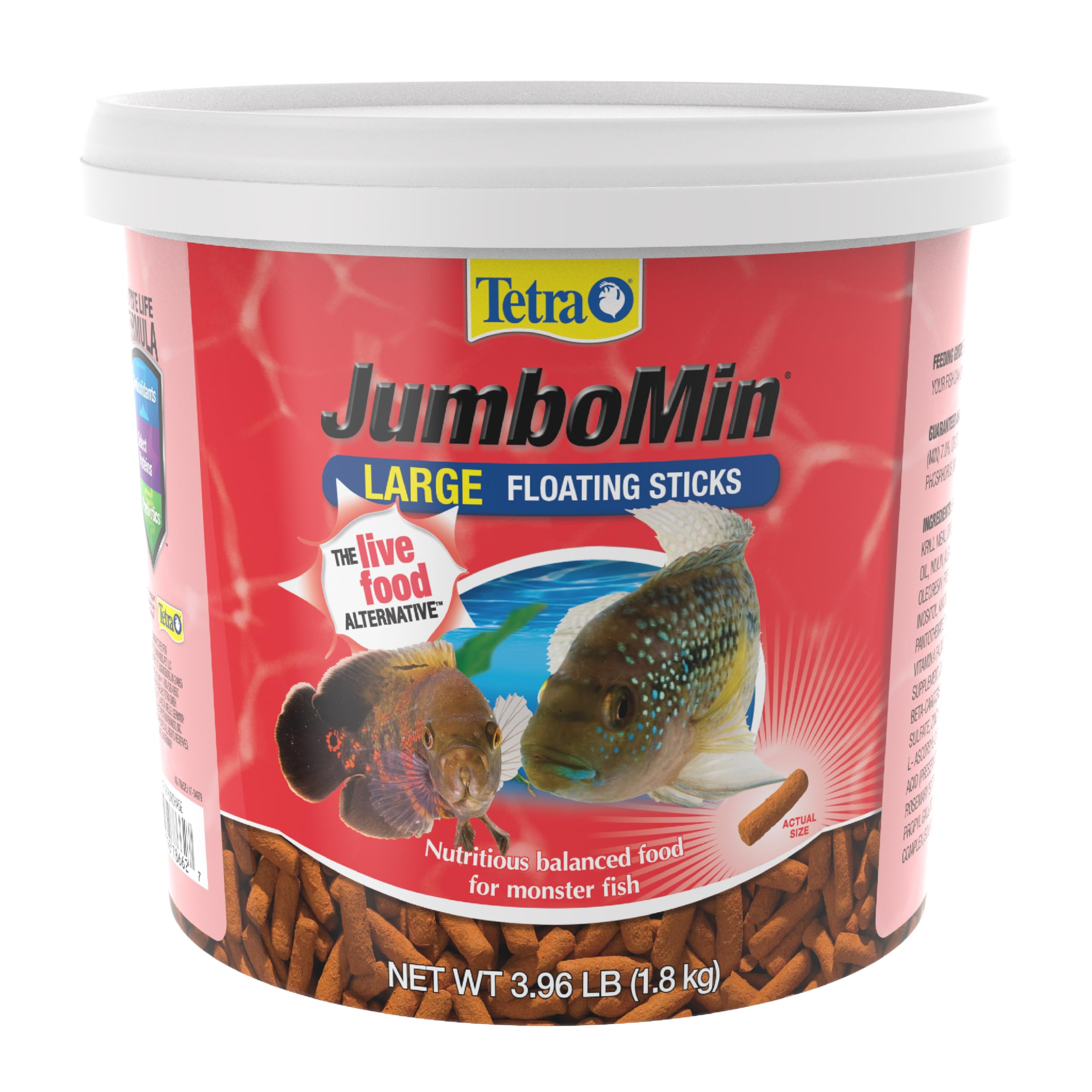 Tetra Cichlid Jumbo Sticks, 3.96 lbs Image