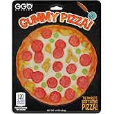Giant Gummy Pizza - Five Fruity Flavors, Offered in Two Classic Styles for Ultimate Enjoyment, Directly from GGB Candies' Culinary Creations! (Round Pizza, 16 Ounce)