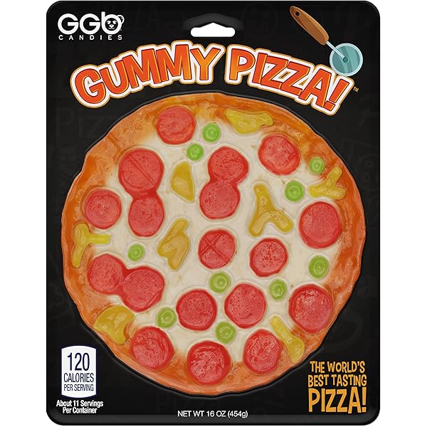 Amazon.com : Albert's Super Gummy Pizza Slice Strawberry