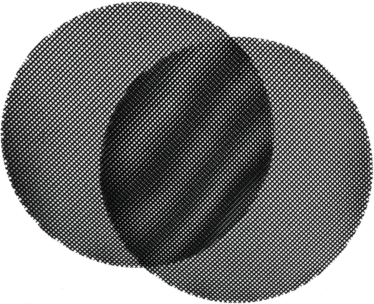 Fonxian BBQ Round Grilling Mesh, Non-stick Grill Mat for Cooking / Barbecue / Baking Grid Sheet