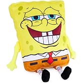Get Trend Spongebob Squarepants Plush Cushion Pillow, Soft Plush Throw Pillow Cute Fluffy Cushion Bedroom Decor, Gifts for Teens, Women (Yellow Spongebob, L13.8 x W11)