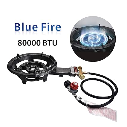 Amazon.com: Quemador de propano, quemador de hierro fundido ...