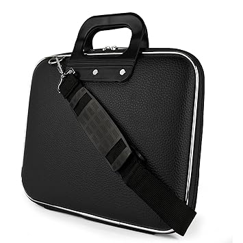 Style Homez Hard Shell SHLBPUHS02_BLK 15.6 inch Briefcase Laptop Bag (Black)