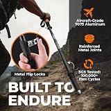 TREKOLOGY Trek-Z Folding Walking Poles 100-120cm 115-135cm Aluminum Set of 2 view 3