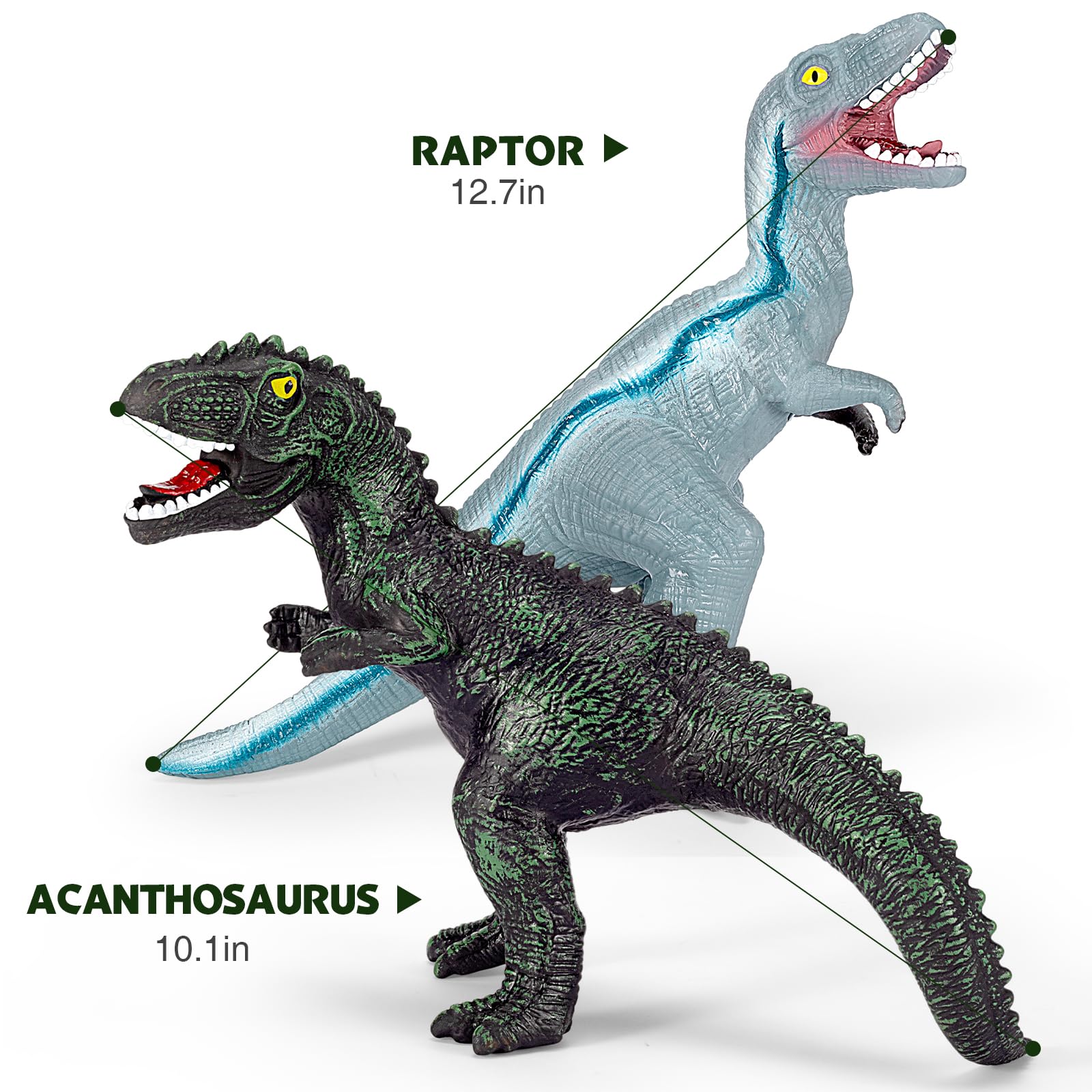 7 Piece Jumbo Dinosaur Toys Big Dinosaur Toy for Boys Realistic Giant Dinosaur Toys for Kids 3-5 - Perfect Dinosaur Gifts for Kids