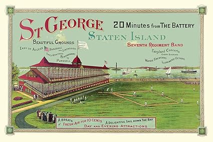 Amazon Com Magnet 1886 Classic Baseball St George Field Staten