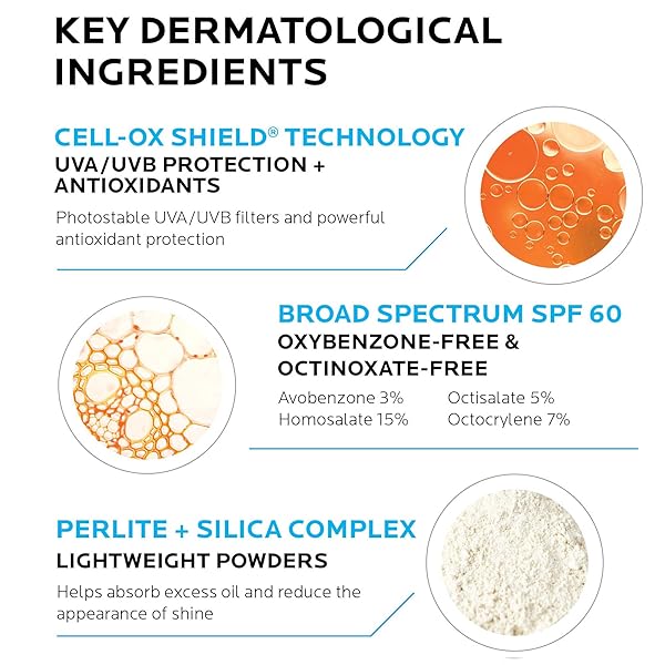 LA ROCHE-POSAY ANTHELIOS CLEAR SKIN SUNSCREEN DRY TOUCH SPF 60, OIL FREE SUNSCREEN FOR FACE, OIL ABSORBING, BROAD SPECTRUM SPF + ANTIOXIDANTS, NON-GREASY, OXYBENZONE FREE, TRAVEL SIZE