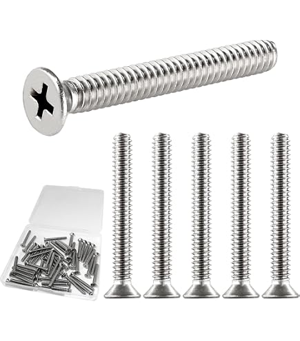 Brighton 10-24 Phillips Flat Head Machine Screws – Stainless Steel – Pick Length & Quantity