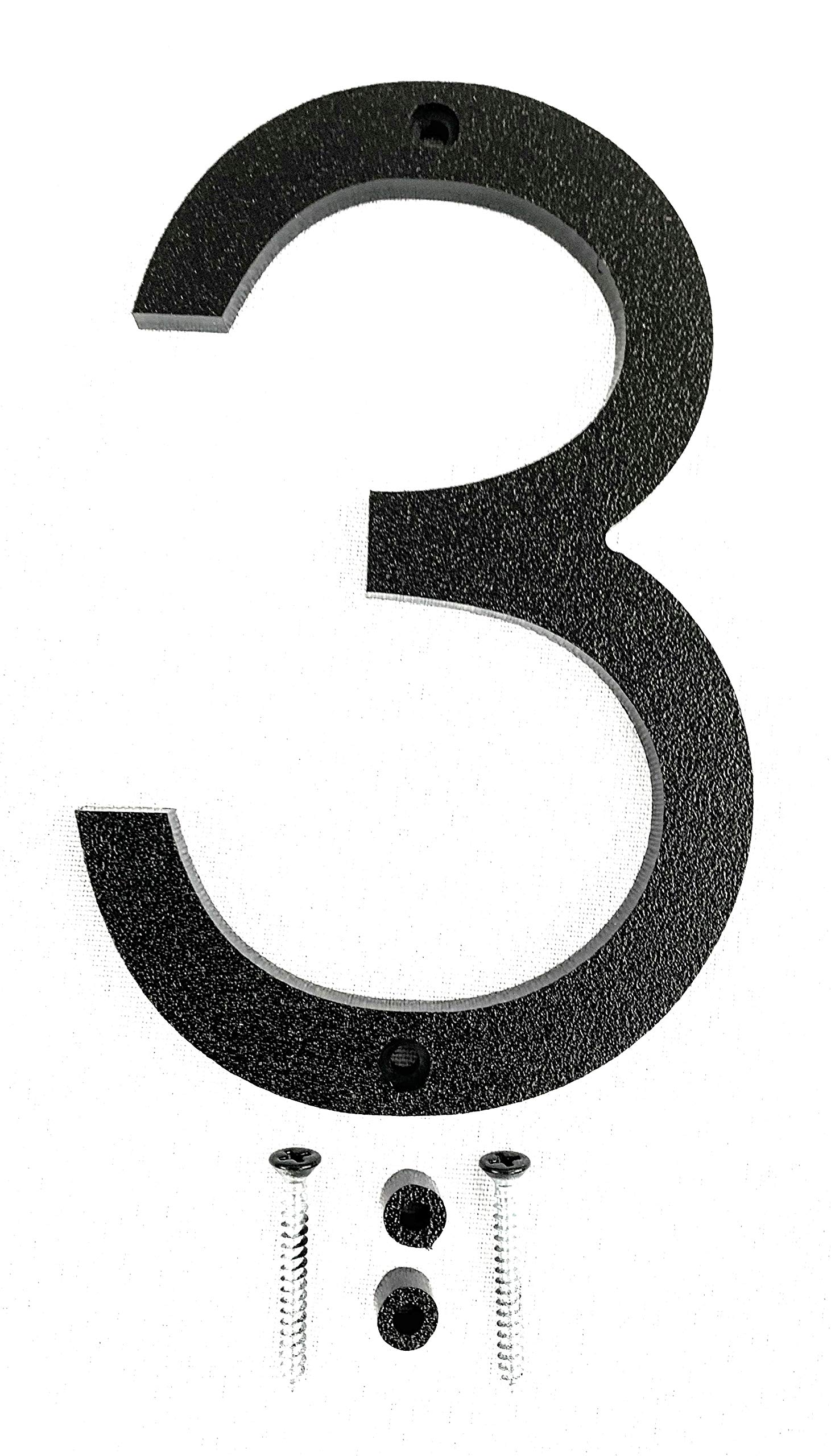 5 inch Modern House Numbers, w/Easy to install
