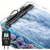 AQUASMITH Gyre Wave maker,Intelligent Tidal Control,8 models 20w 15000GPH | 100-Level Precision Control Flow, Frequency &amp; Wavelength,24V Dc Cross Flow Pump for Saltwater/Freshwater Aquarium 30-140 Gal