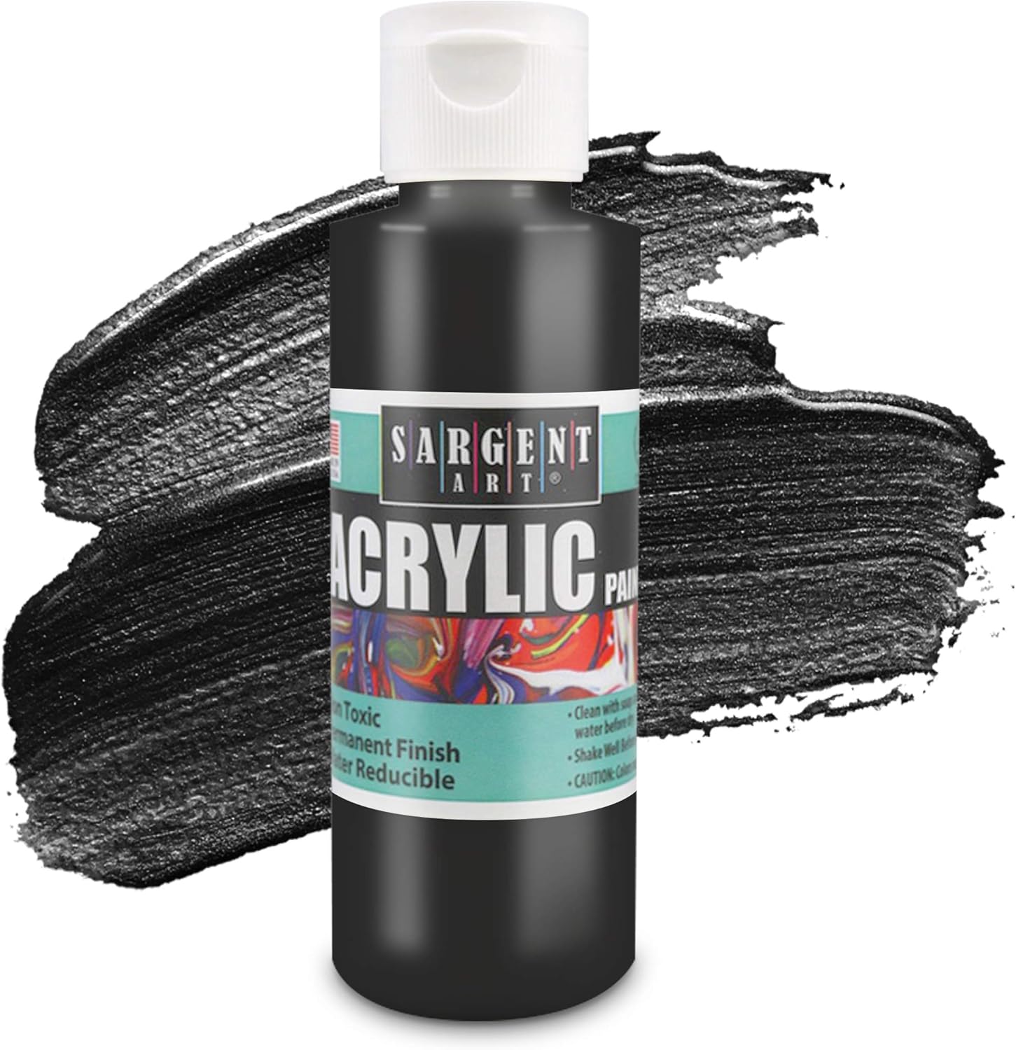 22-4806 Sargent Art Primary Acrylic Paint Set, 4 Ounce, 6-Pack
