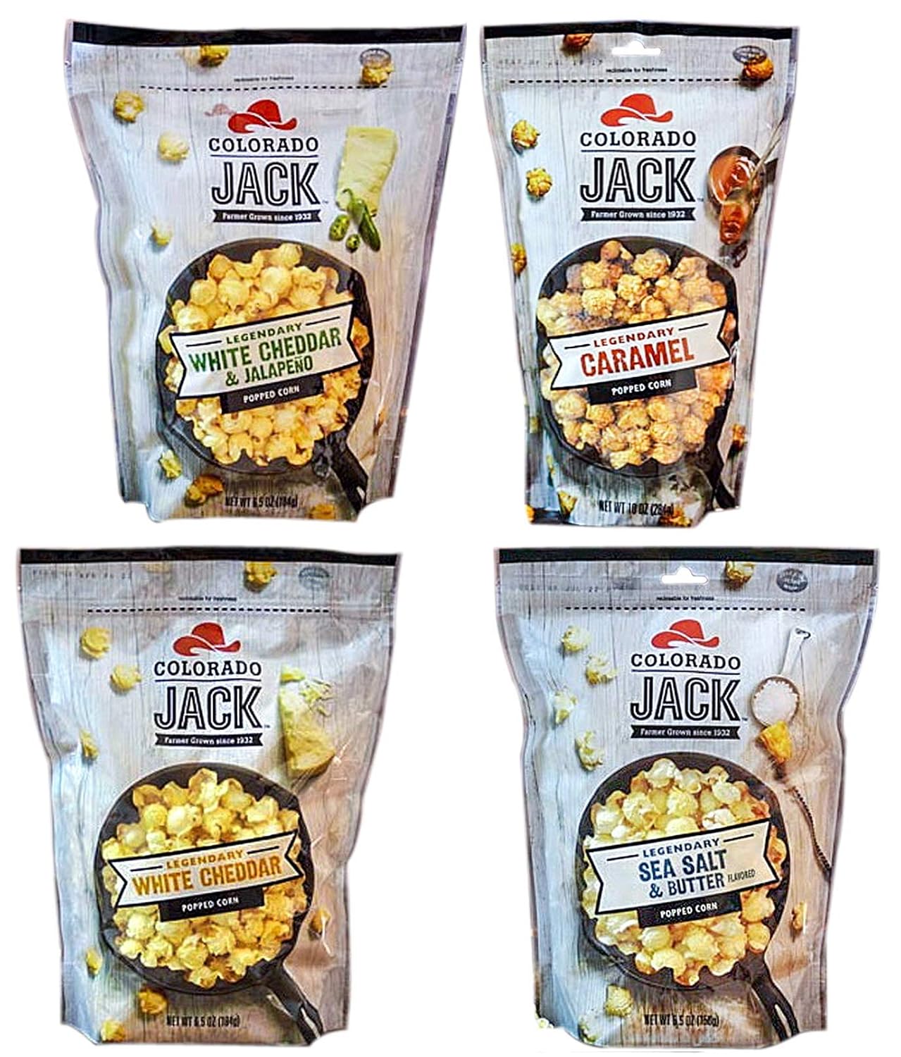 Gourmet Flavored Popcorn Colorado Jack Popped Corn in 5