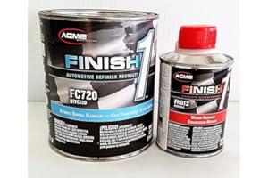 AUTO PAINT PRO, INC. FC 720 Quart Kit W/FH 612 Hardener a Sherwin Williams Finish1 Urethane Clear Coat Restoration Auto Paint