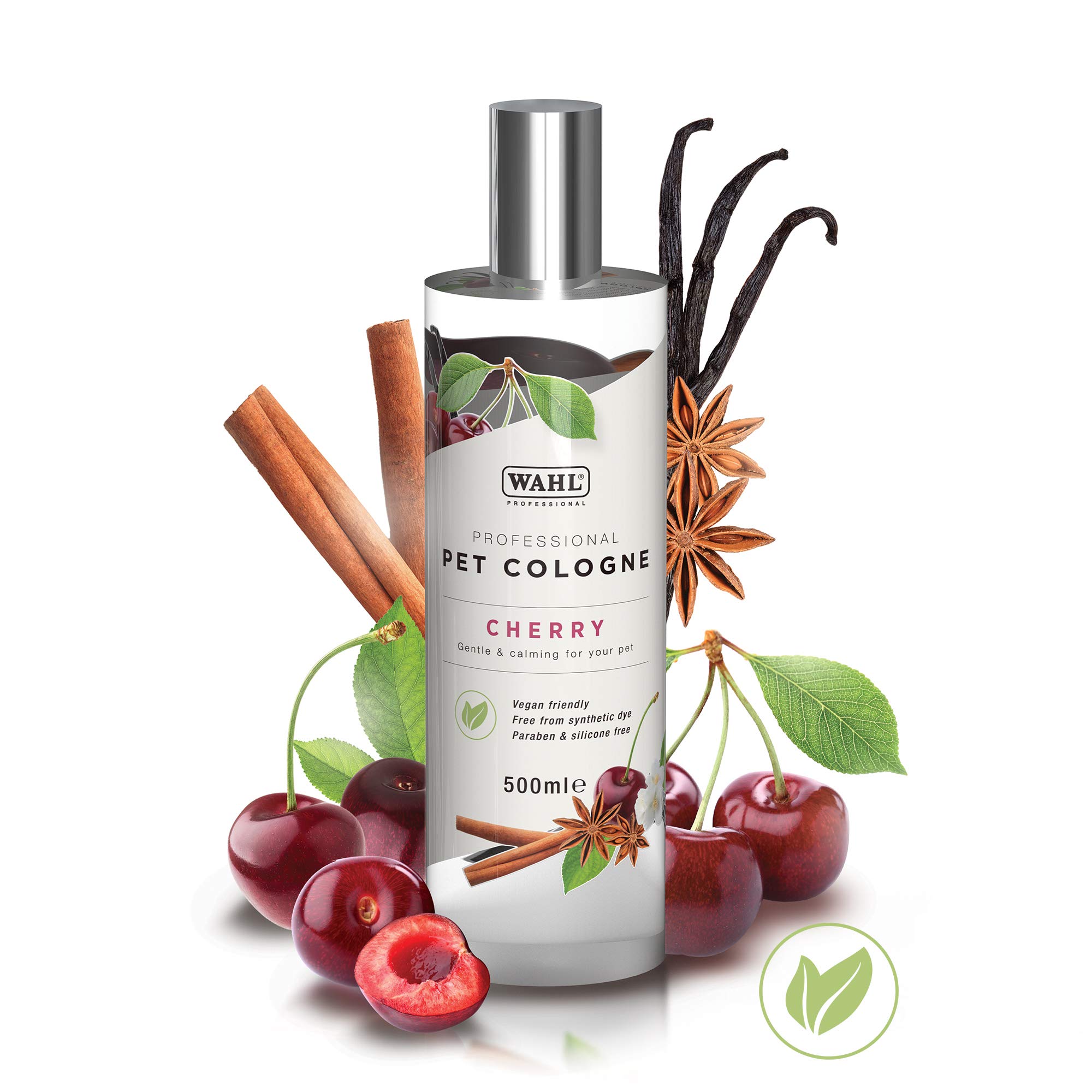 Wahl Dog Perfume Spray, dog deodoriser spray / dog cologne - cherry 500ml