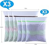 GOGODA Diamond Mesh Laundry Bags 6 PCS Delicates Protector Washer Safe view 2
