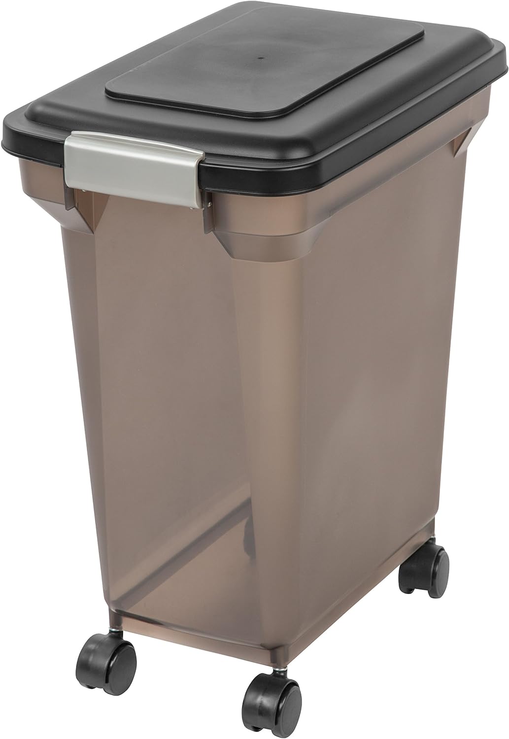 Pet Supplies : IRIS Premium Airtight Pet Food Storage Container, 22-Pounds, Smoke : Pet Food Storage Products : 