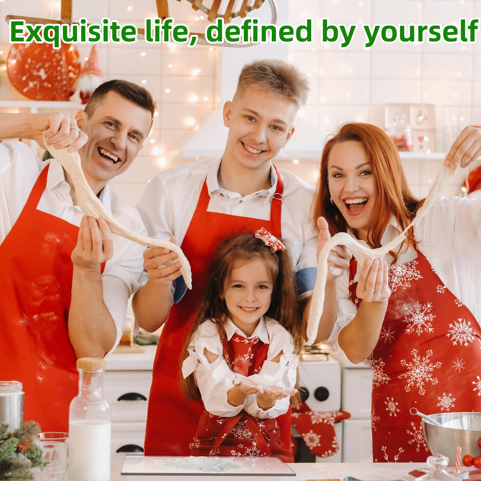 Acrylic Cutting Board with Counter Lip,17.5