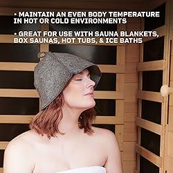 LifePro Wool Sauna Hat - Traditional Russian Banya