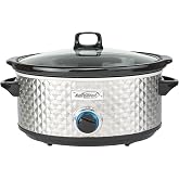 Brentwood Select 7 Quart Slow Cooker in Silver