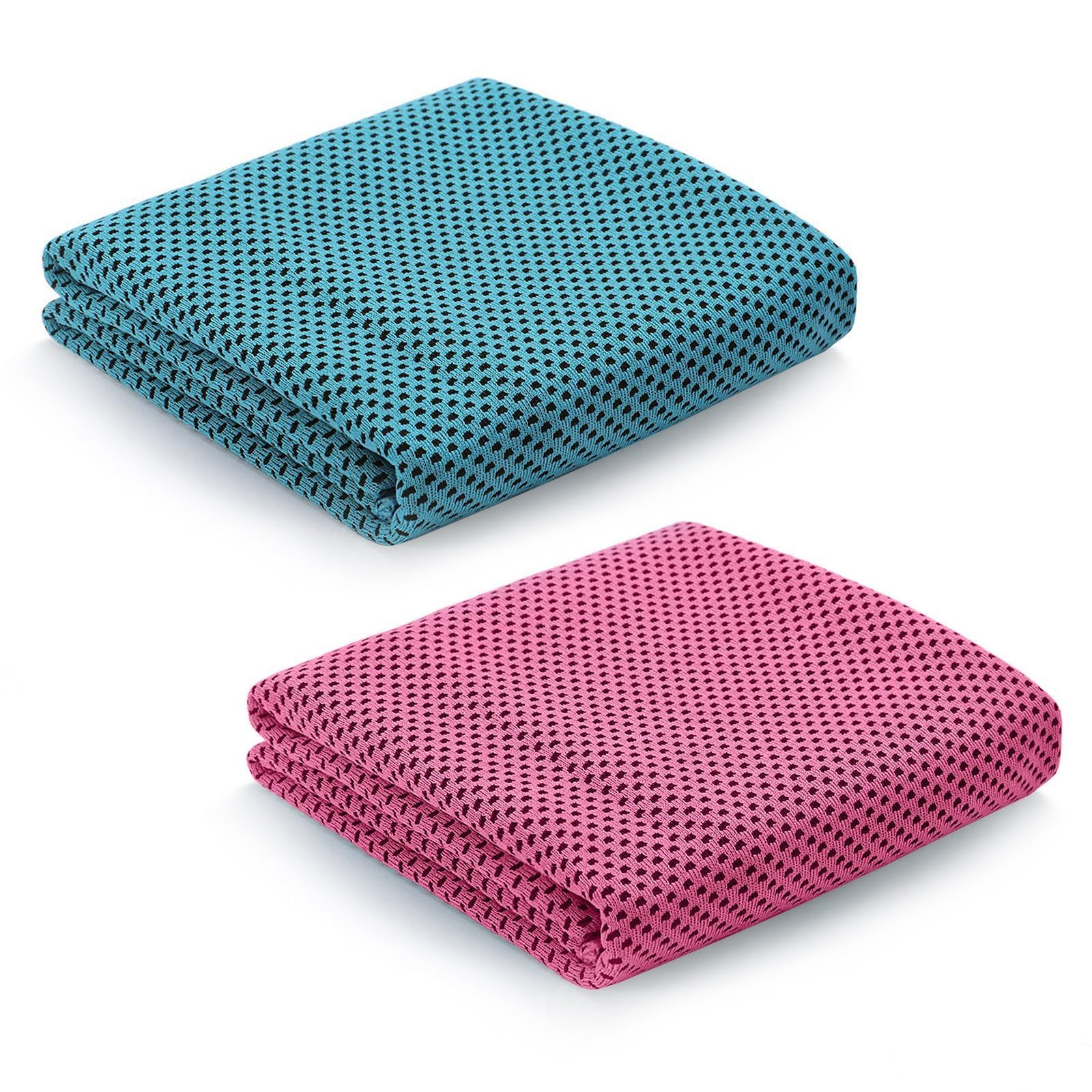 maxtachi 2 Pcs Cooling Towel, 100x30 cm Cool Towels for Neck, Microfibre Ice Towel for Man and Woman, Sports Towel for Instant Cooling Relief, Cooling Towels for Gym, Golf, Yoga, Camping, Running