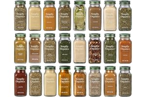 EWBOB Simplly Organics Herbs, Spices and Seasonings Assorted Variety Sampler Gift Set - By Veher (24-Pack)