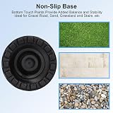 SupreGear 4-Pack Rubber Cane Tips 19mm Non-Slip End Caps for Walking Sticks view 3