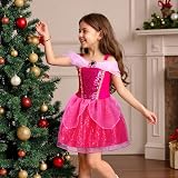 MELAND Princess Costume Set for Girls 4 Dresses 4 Accessories Age 3-8 view 3