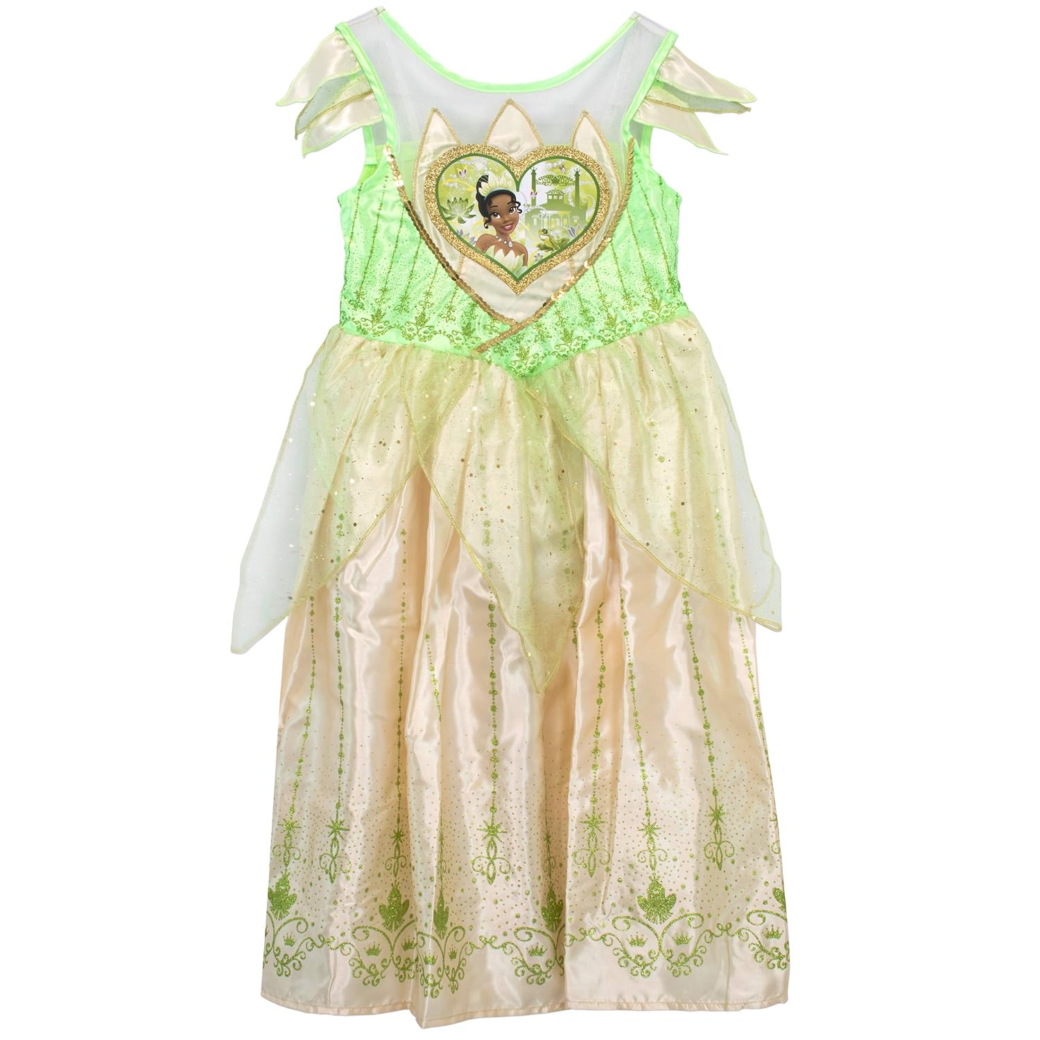 バッグ付き ドレスアップコスチューム ディズニー B07l2zzl17 ティアナ 4 ガールズ その他 お待たせ