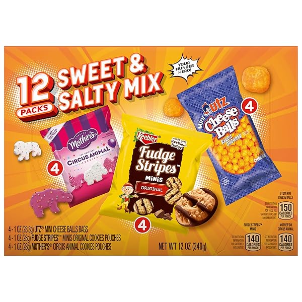 KEEBLER SWEET & SALTY MIX, KEEBLER FUDGE STRIPES,...