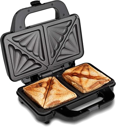 Global Gourmet Deep Fill 4 Slice Sandwich Toaster 900W Non Stick Plates