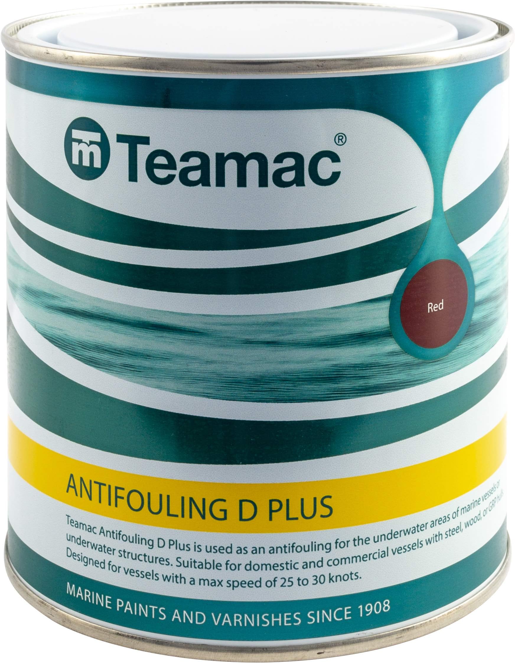 Teamac Marine Antifouling D Red 1 Litre