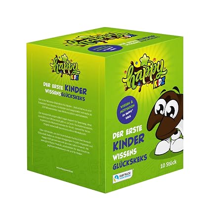 Happy Kidz Schoko Glückskekse 1box 10 Kekse Amazonde
