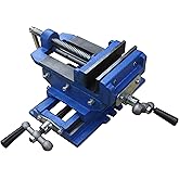 HFS(R) 5" Cross Slide Vise Drill Press Metal Milling 2 Way X-Y Heavy Duty Clamp Machine Benchtop Drill Presses