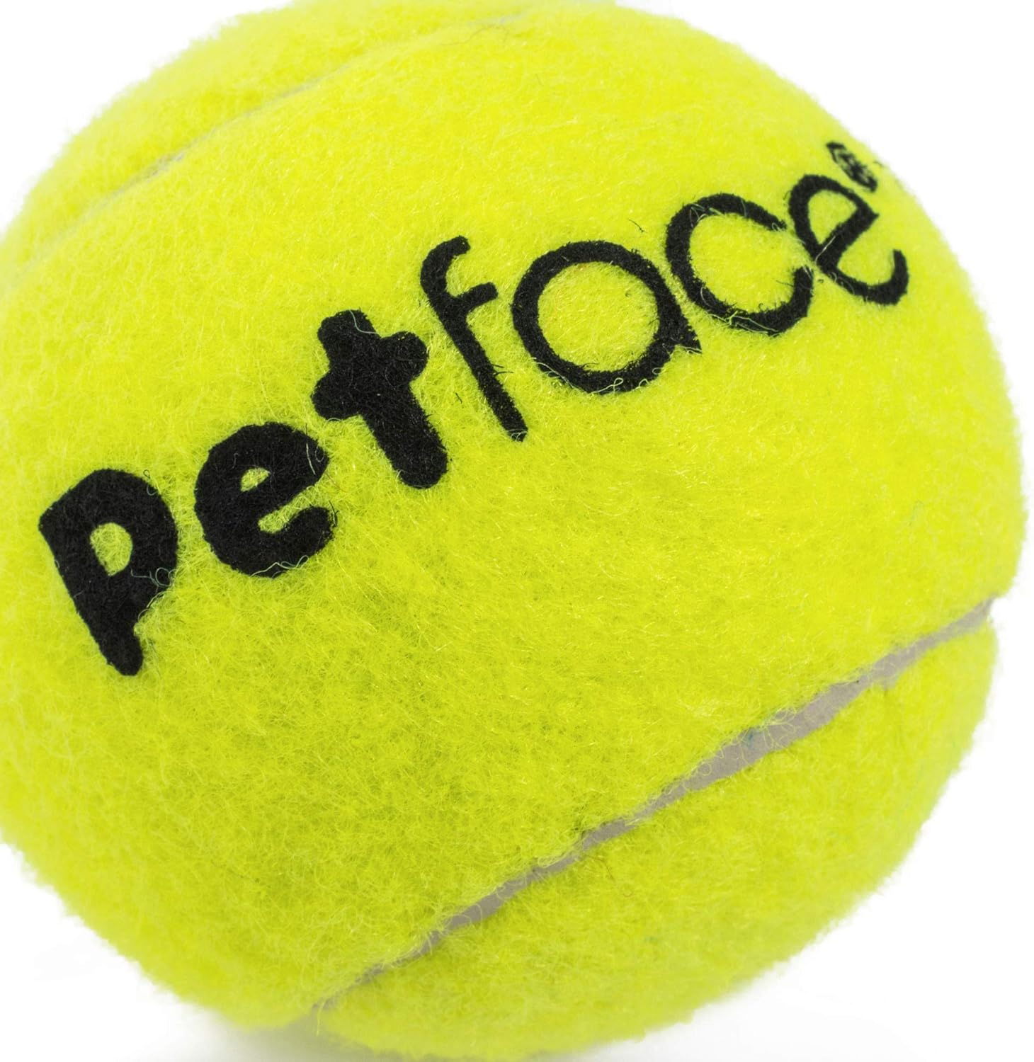 Petface Super Tennis Balls Dog Toy, 6cm, Pack of 3, Yellow, 3 Pack - Image 5