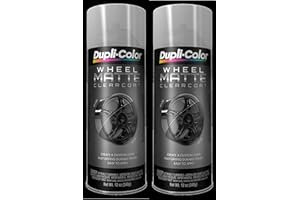 Dupli-Color HWP106 Matte Clearcoat High Performance Wheel Paint - 12 oz. … (2 Pack)
