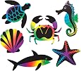 Baker Ross Kratzbild-Magnete Feen – 10er Pack, Mit Kratzer & Magnet, Bastelspaß Für Kinder Ab 3