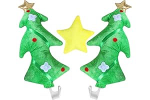 KSAAUTO Christmas Decorations Car Antlers Christmas Tree with Yellow Star Christmas Car Decor Kit Exterior Car Vehicle Auto Accessories Funny Gifts Jeep Ford Toyota Chevrolet Chevy Christmas Decor